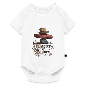 Meister der Steine - Baby Premium Kurzarmbody - Weiß - Vorne