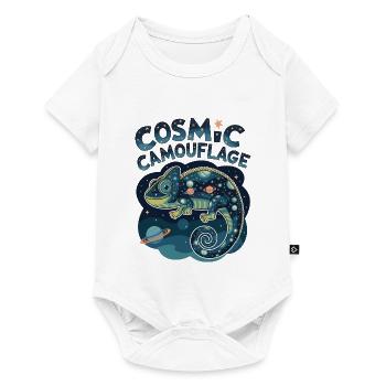 Cosmic Camouflage - Baby Premium short-sleeve bodysuit - white - Front