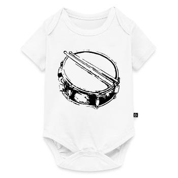 Snare - Drum - Percussion - Musique - Body à manches courtes Premium Bébé - blanc - Devant