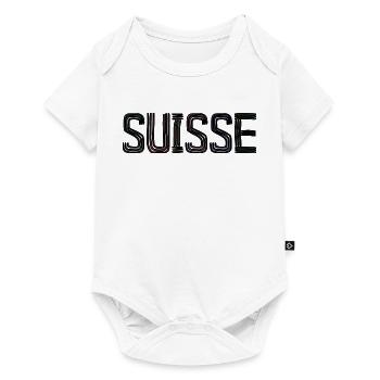 SUISSE. PAYS - Body à manches courtes Premium Bébé - blanc - Devant