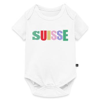 SUISSE - Body à manches courtes Premium Bébé - blanc - Devant