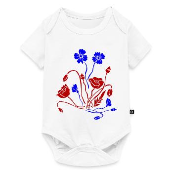 Fleur Picture Fleurs - Body à manches courtes Premium Bébé - blanc - Devant