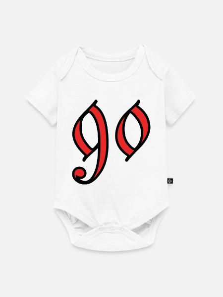 90 - Baby Premium Kurzarmbody - Weiß