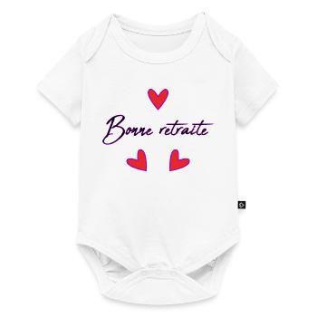 RETIREMENT. RETIREMENT. RETIRED. RETIREMENT - Baby Premium short-sleeve bodysuit - white - Front