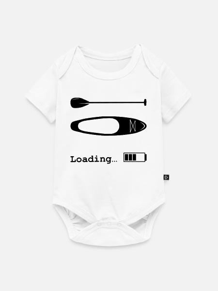 SUP-Therapie, Stand-Up-Paddle-Design - Baby Premium Kurzarmbody - Weiß
