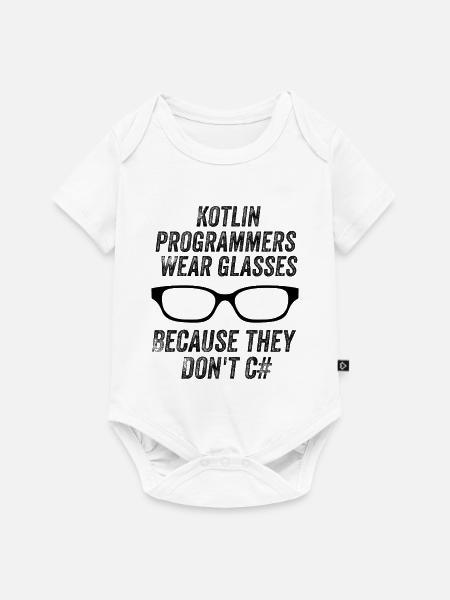 Lustige Programmierer - Baby Premium Kurzarmbody - Weiß