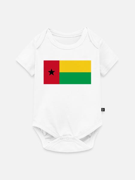 Guinea-Bissau - Baby Premium Kurzarmbody - Weiß