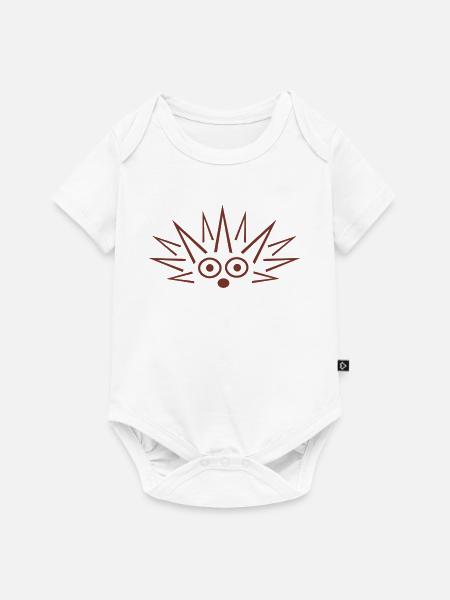 igelchen - Baby Premium Kurzarmbody - Weiß
