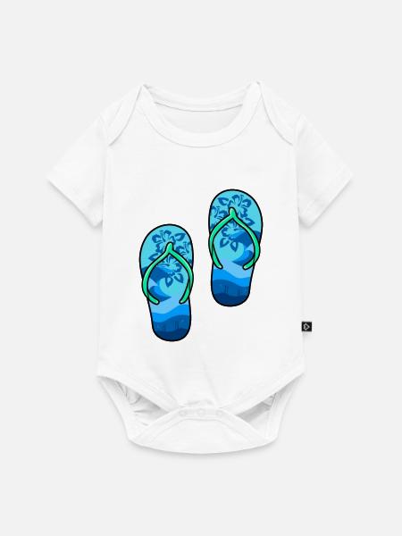 flipflop - Baby Premium Kurzarmbody - Weiß