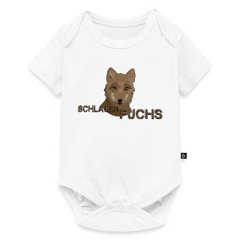 Fuchs schlauer Fuchs - Baby Premium Kurzarmbody - Weiß - Vorne