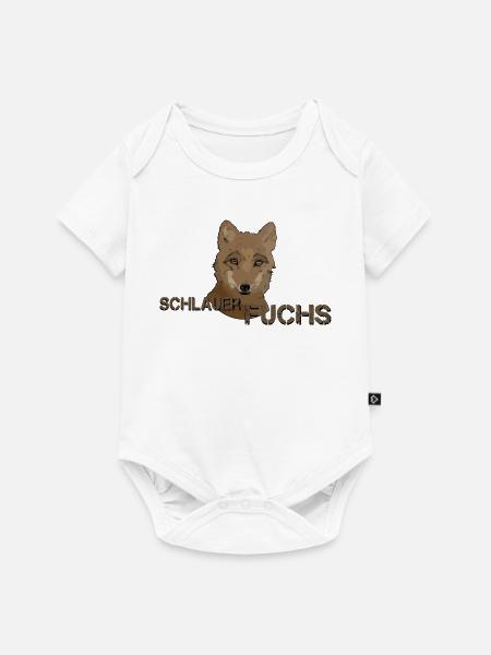 Fuchs schlauer Fuchs - Baby Premium Kurzarmbody - Weiß