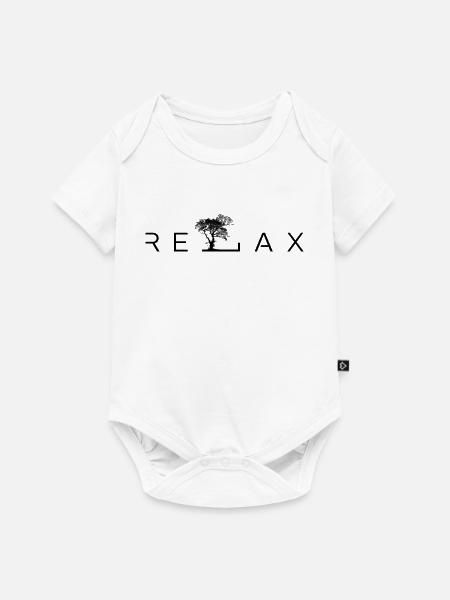Relax - Baby Premium Kurzarmbody - Weiß