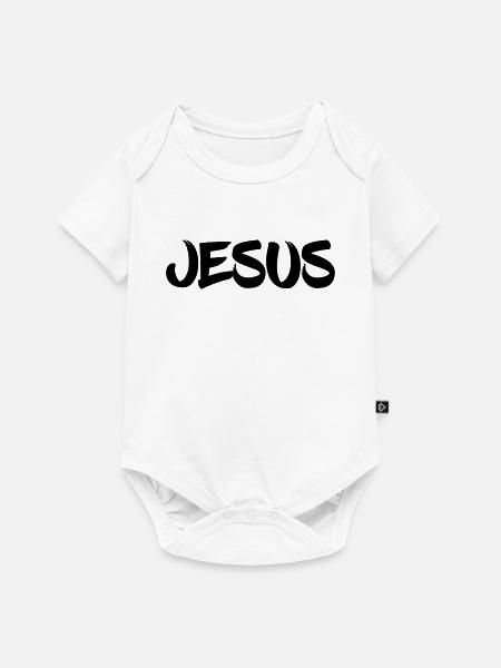 Jesus - Baby Premium Kurzarmbody - Weiß