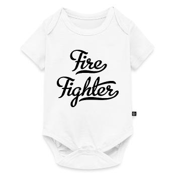 Feuerwehrmann - Baby Premium Kurzarmbody - Weiß - Vorne