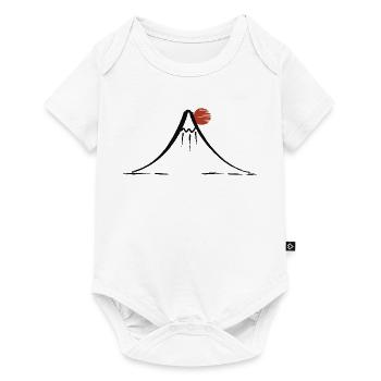 Mount Fuji - Baby Premium Kurzarmbody - Weiß - Vorne
