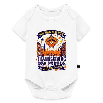 The Thanksgiving Day Parade In New York City - Baby Premium Kurzarmbody - Weiß - Vorne