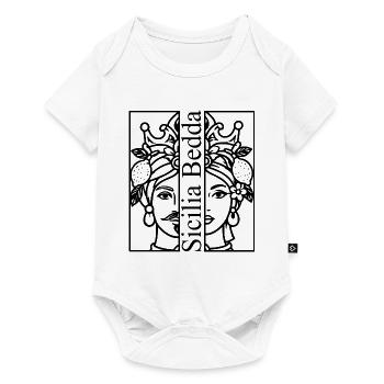Sicilia Bedda - Baby Premium Kurzarmbody - Weiß - Vorne