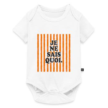 Je ne sais quoi – Französischer Charme - Baby Premium Kurzarmbody - Weiß - Vorne
