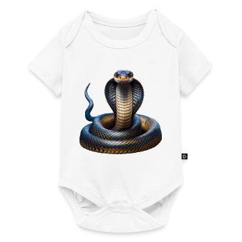 Schlange Indien - Baby Premium Kurzarmbody - Weiß - Vorne