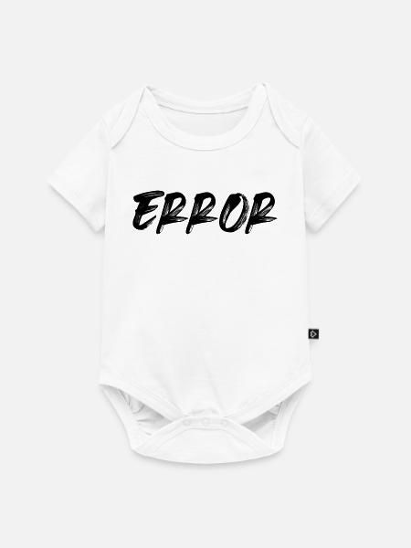 Error - Baby Premium Kurzarmbody - Weiß