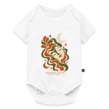 Generierter Traum – Ein Traum, der aus Liebe geboren wurde. - Baby Premium Kurzarmbody - Weiß - Vorne