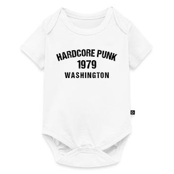 Hardcore Punk 1979 Washington - Baby Premium Kurzarmbody - Weiß - Vorne