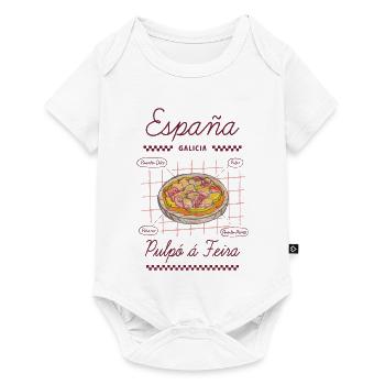 Octopus á Feira - Baby Premium Kurzarmbody - Weiß - Vorne