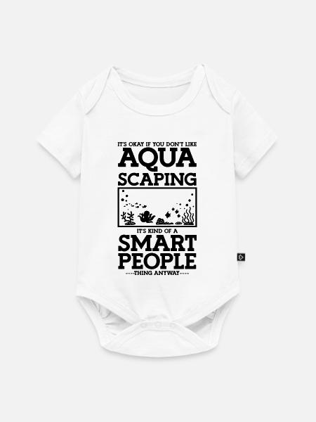 Aquarist Aquascaping Humor - Baby Premium Kurzarmbody - Weiß