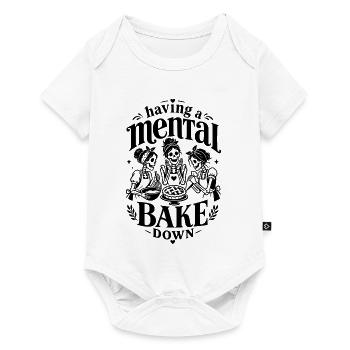 Mental Bake Down - Baby Premium Kurzarmbody - Weiß - Vorne