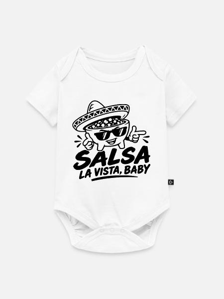 Salsa La Vista, Baby! - Baby Premium Kurzarmbody - Weiß