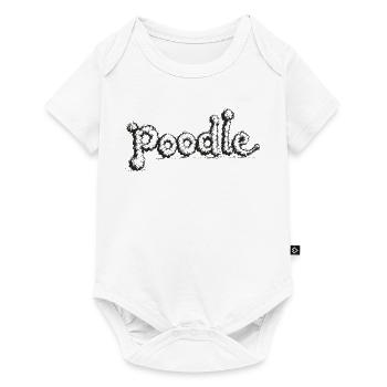 Poodle - Baby Premium Kurzarmbody - Weiß - Vorne