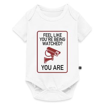Feel Like You’re Being Watched? - Baby Premium Kurzarmbody - Weiß - Vorne