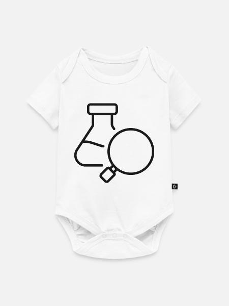 Laboranalyse-Wissenschaftssymbol - Baby Premium Kurzarmbody - Weiß