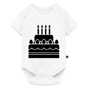 Torte - Baby Premium Kurzarmbody - Weiß - Vorne
