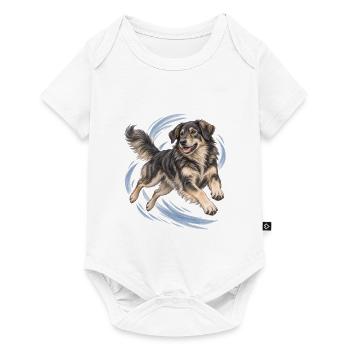 Pastore della Lessinia e del Lagorai - Baby Premium Kurzarmbody - Weiß - Vorne