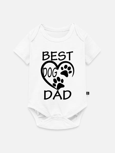 Dog dog - Baby Premium Kurzarmbody - Weiß