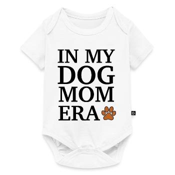 In My Dog Mom Era - Baby Premium Kurzarmbody - Weiß - Vorne