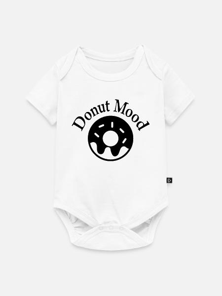Funny donut - Baby Premium Kurzarmbody - Weiß