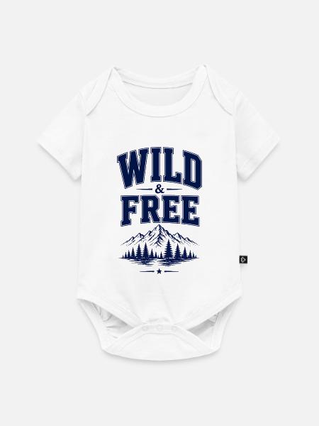Wild & Free 2026 - Baby Premium Kurzarmbody - Weiß
