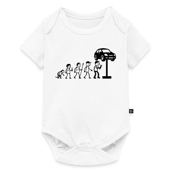  KFZ-Mechaniker Geschenkidee Tuning-Schrauber - Baby Premium Kurzarmbody - Weiß - Vorne
