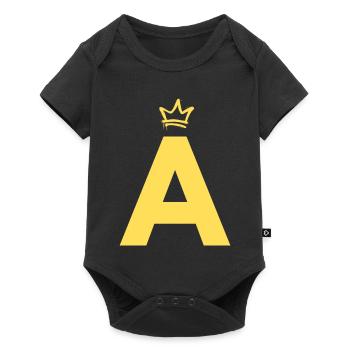 A like Alvin - Baby Premium Kurzarmbody - Schwarz - Vorne