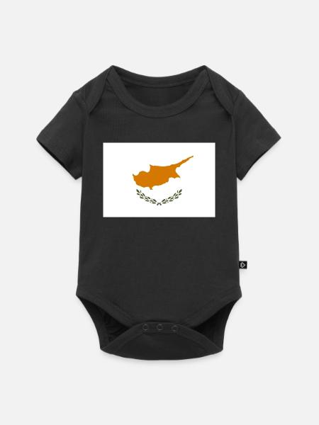 Zypern - Baby Premium Kurzarmbody - Schwarz