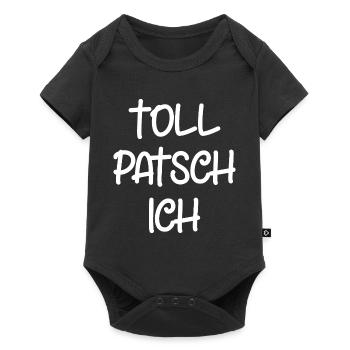 Tollpatsch Ich tollpatschig lustig tollpatschich - Baby Premium Kurzarmbody - Schwarz - Vorne