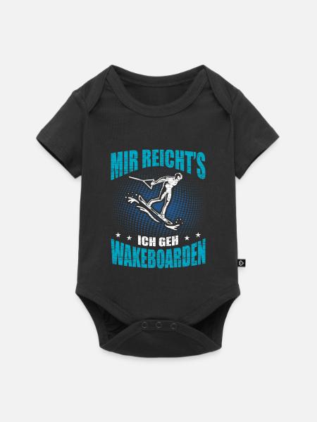 Wakeboarder - Baby Premium Kurzarmbody - Schwarz