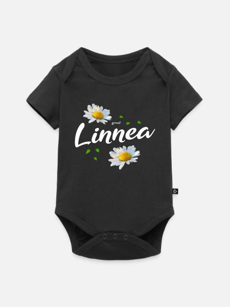 Linnea - Baby Premium Kurzarmbody - Schwarz