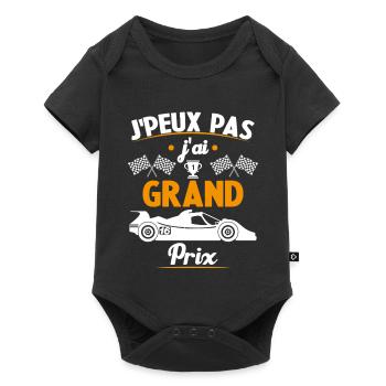 Je peux pas j'ai Grand Prix - Body à manches courtes Premium Bébé - noir - Devant