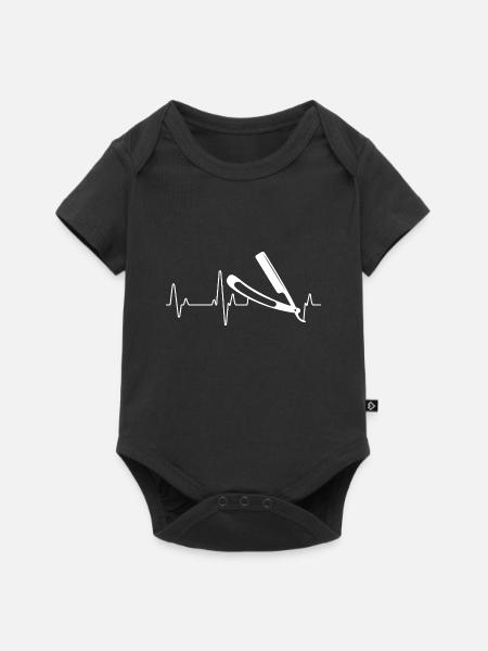 barber - Baby Premium short-sleeve bodysuit - black