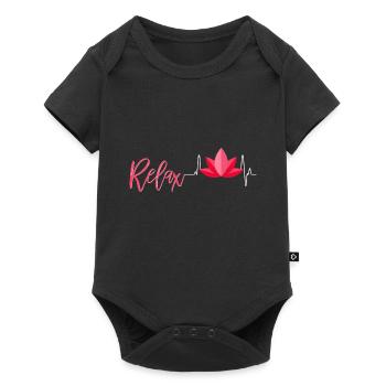 massage - Baby Premium short-sleeve bodysuit - black - Front