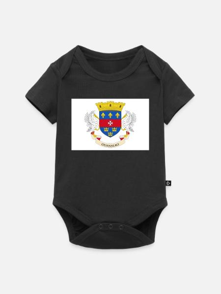 Saint Barthélemy - Baby Premium Kurzarmbody - Schwarz
