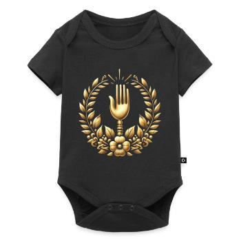 Gourmet Fork Logo - Baby Premium short-sleeve bodysuit - black - Front